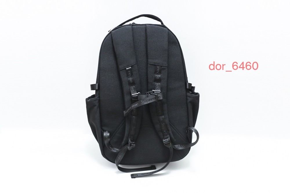 Supreme Cordura Black Backpack SS25 Box Logo