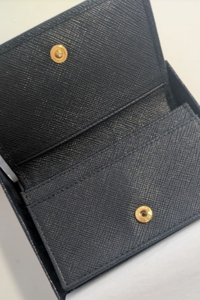 PRADA Business Card Holder Black
