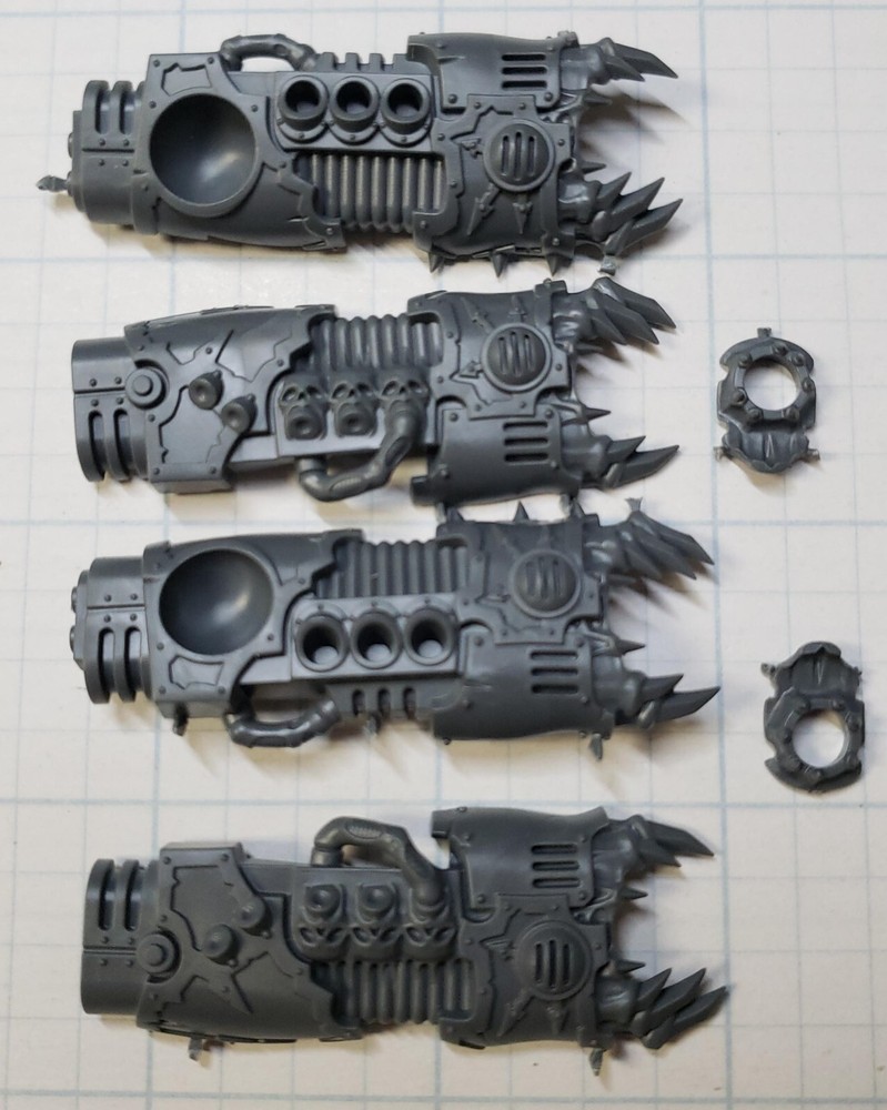 Warhammer 40k Chaos Space Marine Bits Forgefiend Ectoplasma Cannons