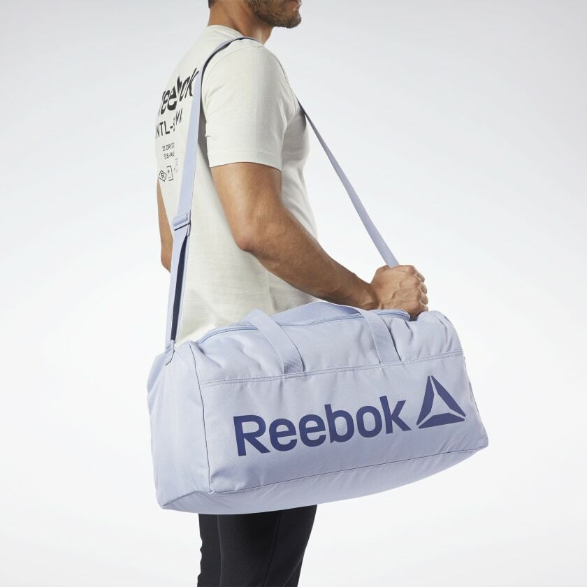 Reebok Denim Blue Active Core Medium Grip Training Gym Bag X1913