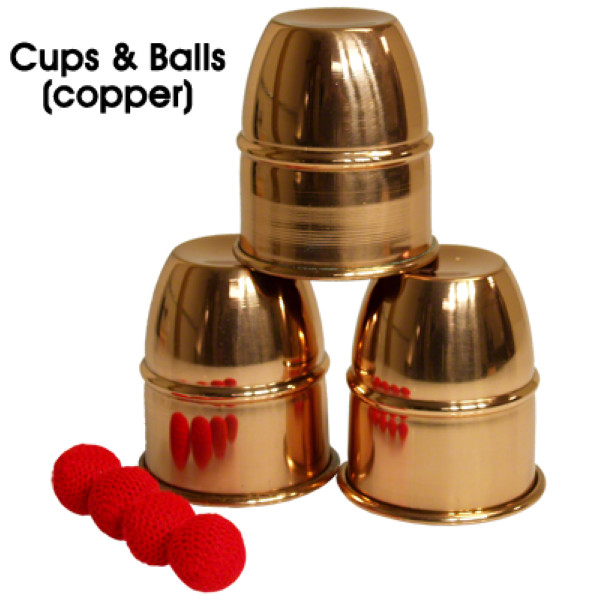 Cups & Balls (Copper) by Premium Magic - Trick