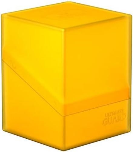 Ultimate Guard UGD010690 Boulder Deck Case 100+ Standard Size Box, Amber