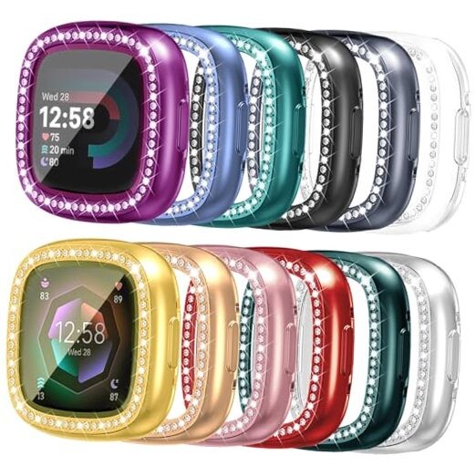 [12Pack] Compatible with Fitbit Versa 4/Sense 2 Versa 4 & Sense 2 12 Colors