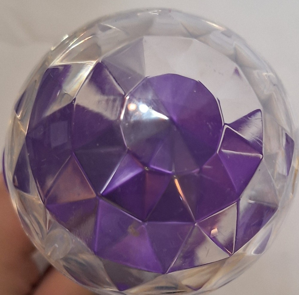 Pink & Purple Princess Bubble Wand 10" UNTESTED
