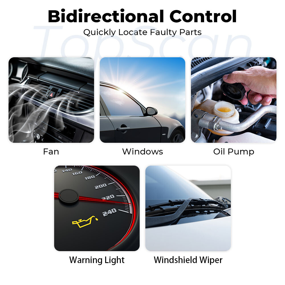 TOPDON TOPSCAN Bluetooth OB2 Scanner Code Reader Full System Car Diagnostic Tool