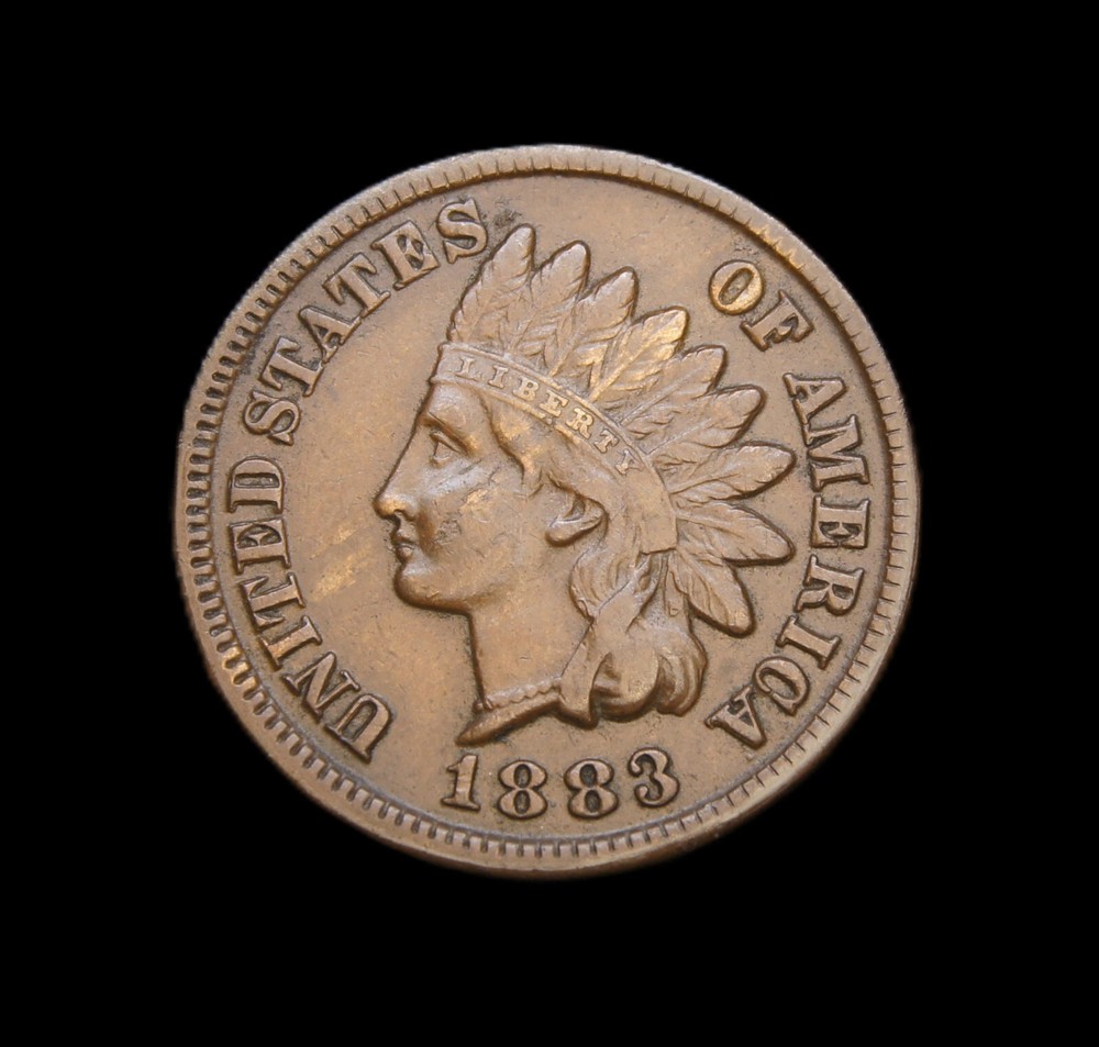 1883 Indian Head Cent AU