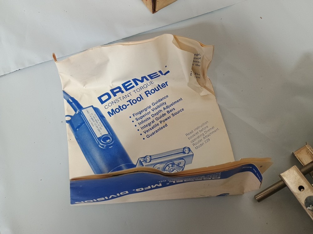 *** Vintage Dremel Routing Attachment # 229 With Box & Paperwork ***