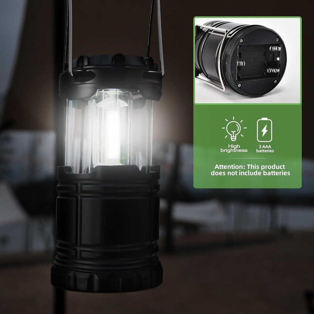 Collapsible LED Camping Lantern Battery Operated