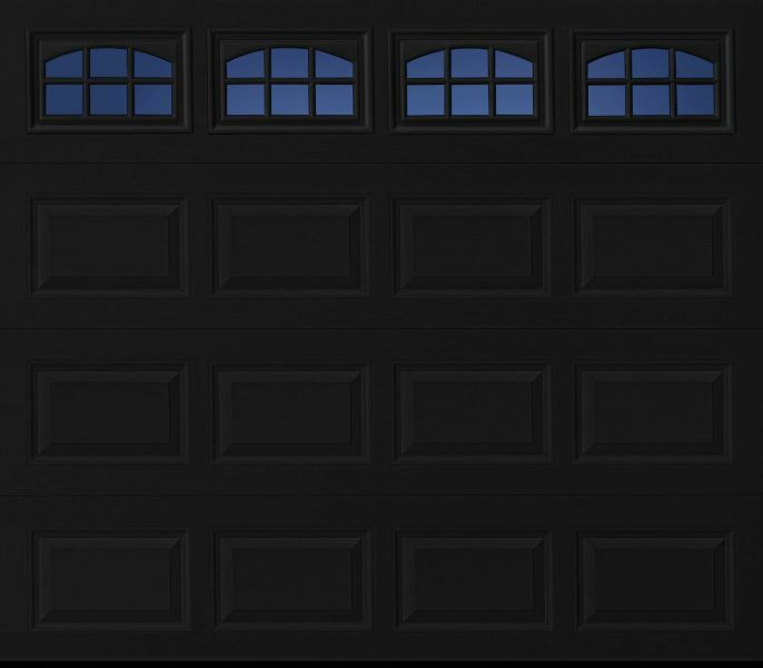 Amarr Cascade Replacement Insert for Short Panel Amarr Garage Doors Black