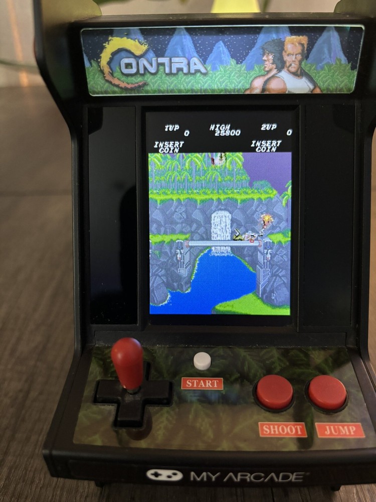 My Arcade Contra Micro Player, Fully Playable, Allows CO/VS Link for CO-OP