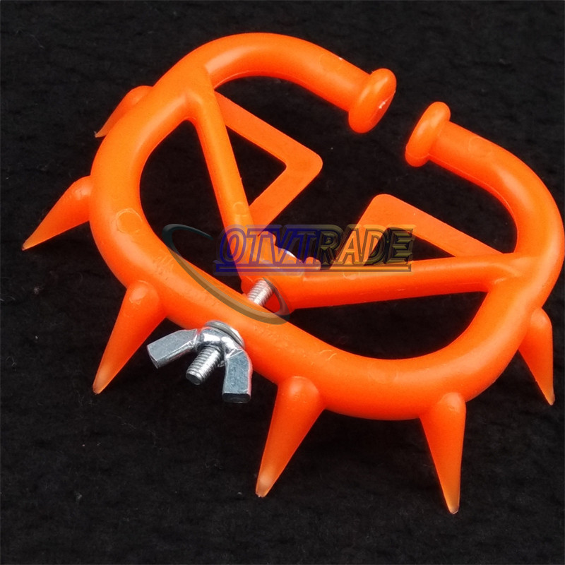 ONE Cows and calves are fed plastic rings