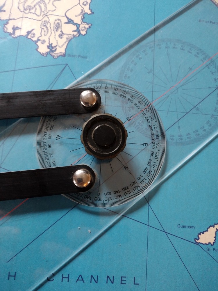 Marine Navigation PORTLAND COURSE PLOTTER Vintage P1074