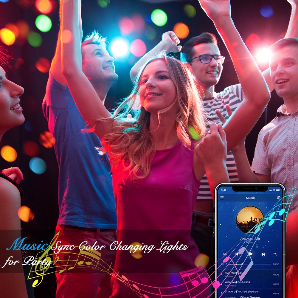 Led Strip Lights,100Ft Light Strips with App Control Remote