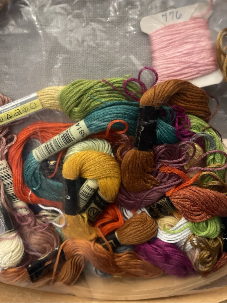 Embroidery Hoops And Thread Crafting Needlework