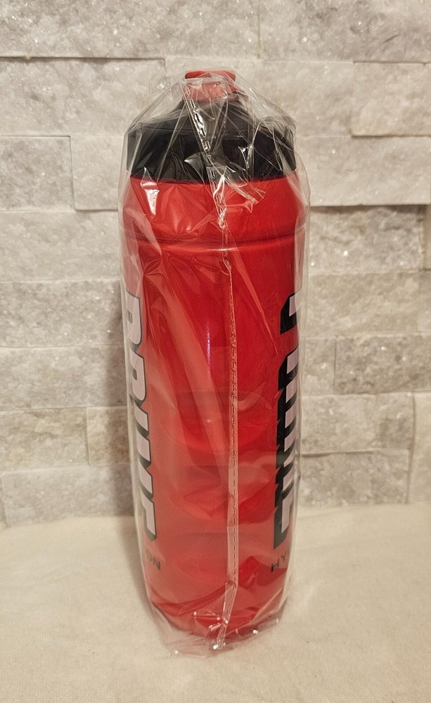 Prime Hydration Squeeze Water Promotional Bottle Red