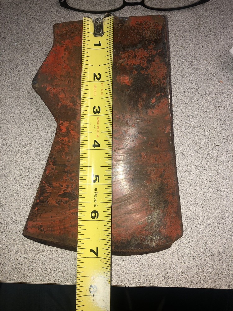 Vintage Single Bit Axe Head Jersey Pattern Good User Head 3 lb. 5 oz. Unmarked