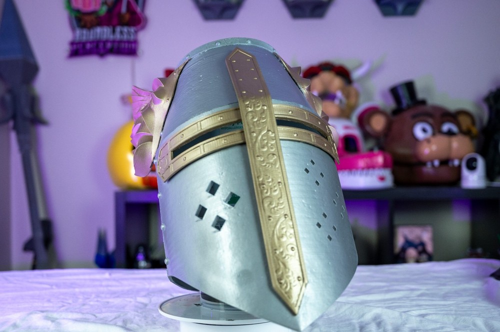 Oblivion Crusader Helmet 3D Printed | Wearable Elder Scrolls Cosplay Armor