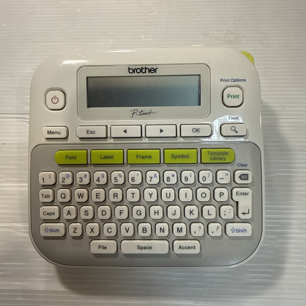Brother P-touch PT-D210 Label Maker, Includes Black on White Tape Plus 2 Pack