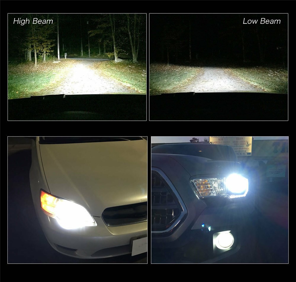 2X D2S D2R LED Headlight Bulb Replace HID Xenon Super White Conversion Kit 6500K