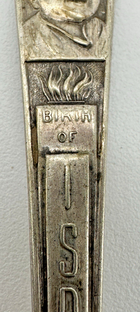 1948 Birth of Israel LITVIN SILVER PLATE FORK
