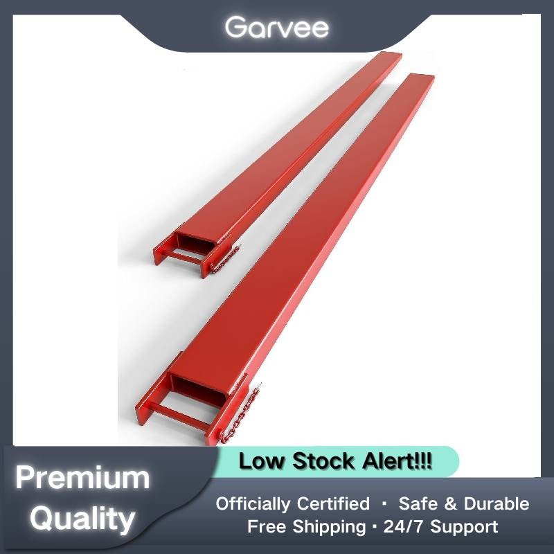 94" Heavy-Duty Fork Extensions | 5500LB Capacity, Quick-Attach for Forklifts