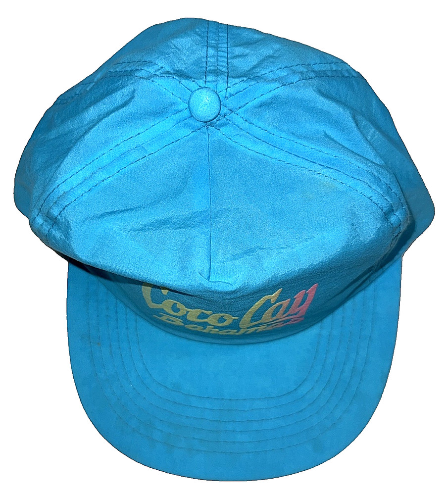 🧢Souvenir COCO CAY Teal Lightweight BEACH CAP🧢