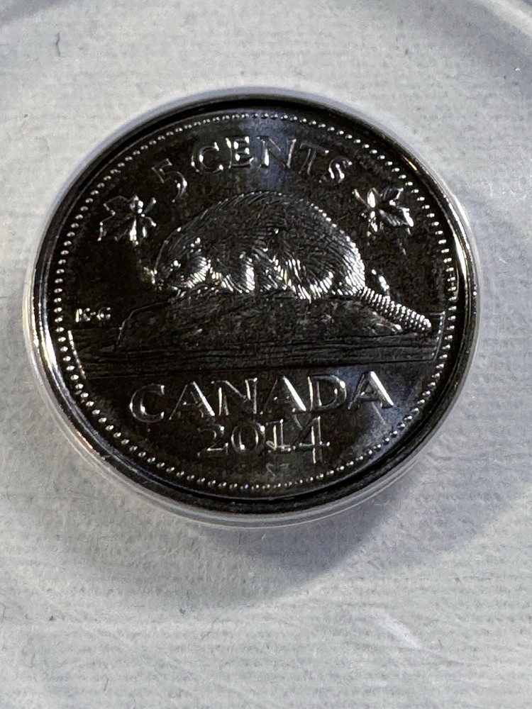 2014 Canada 5 Cents Graded MS 69 by ANACS