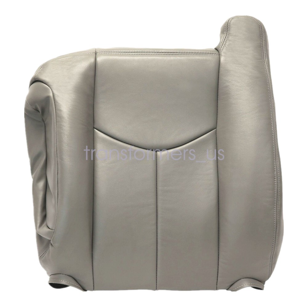 For 2003 2004 2005 2006 Chevy Tahoe Replacement Front Leather Seat Cover Gray