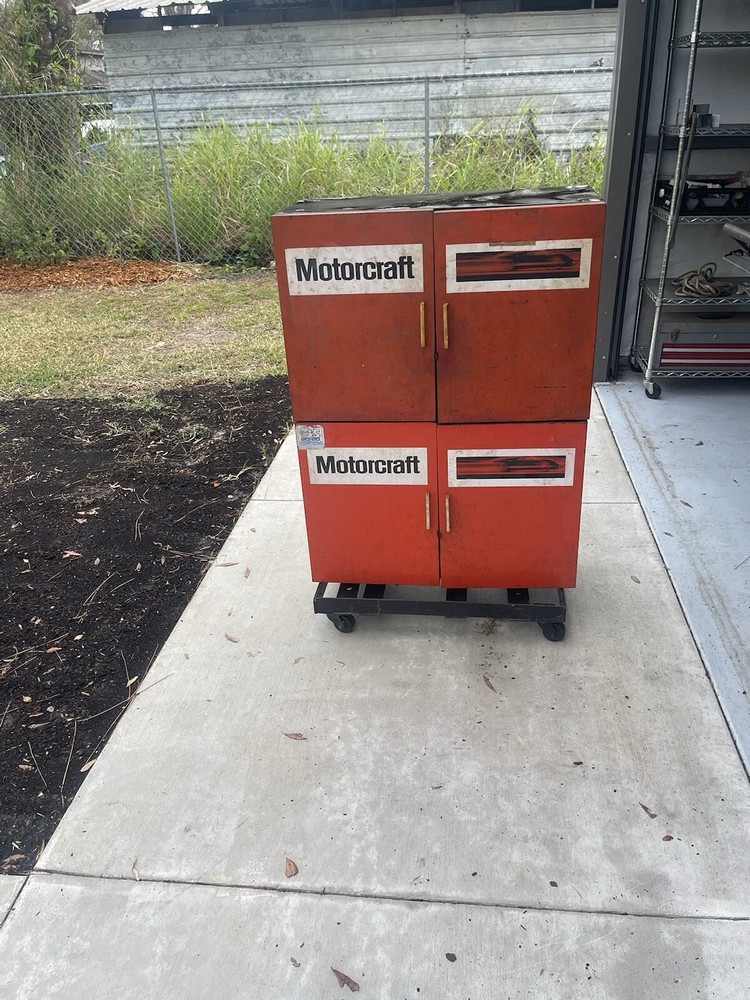 Vintage Automotive Garage Cabinets