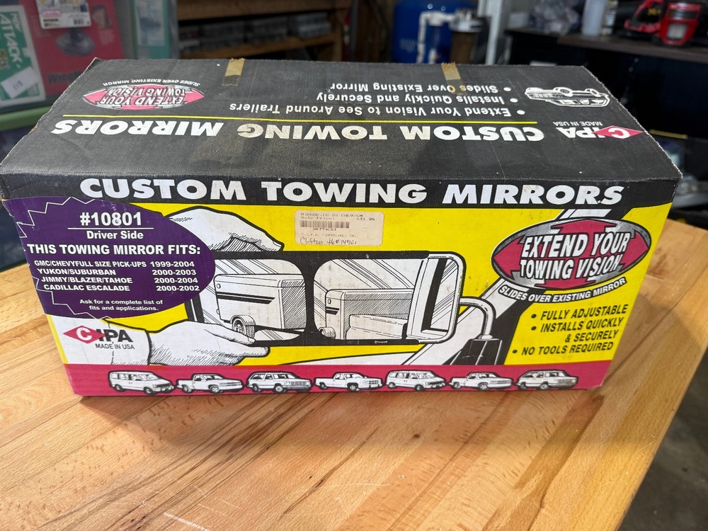CIPA 10801 Custom Towing Mirrors Drivers Side (#136)
