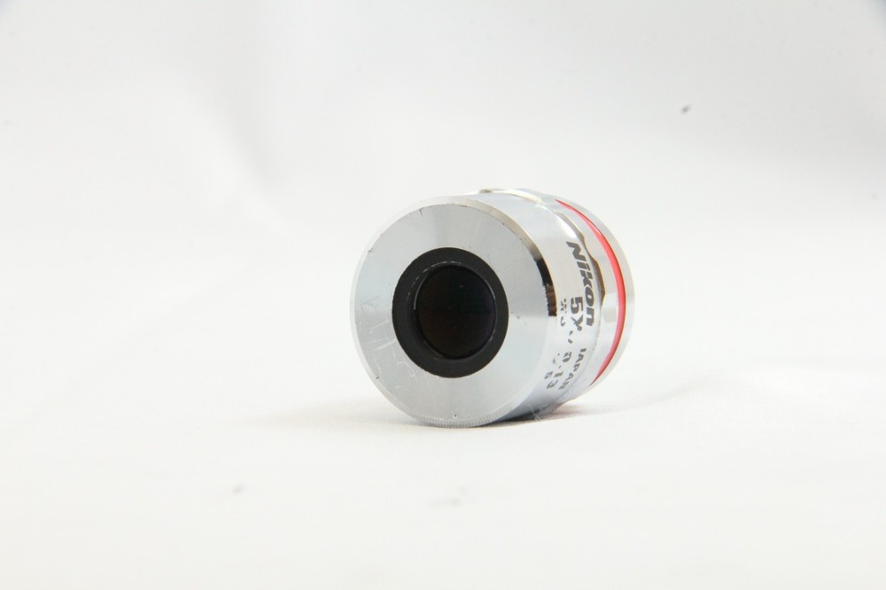 Nikon CF Plan 5x/0.13 ∞/0 EPI WD22.5 Microscope Objective #5548