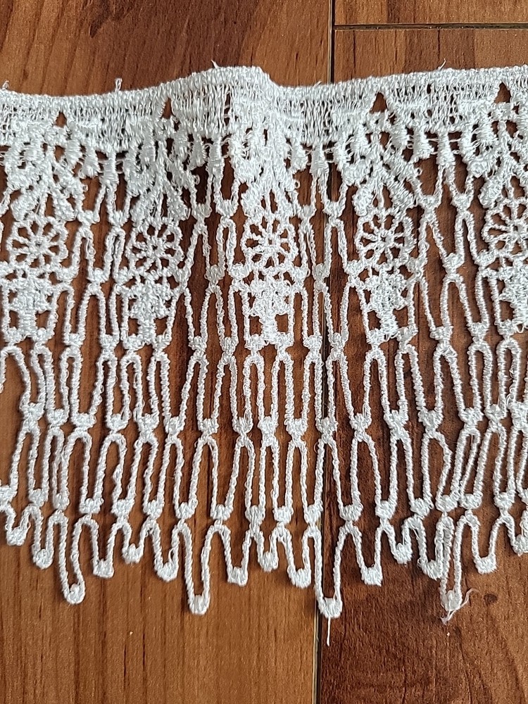 5 Yards White Lace Trim