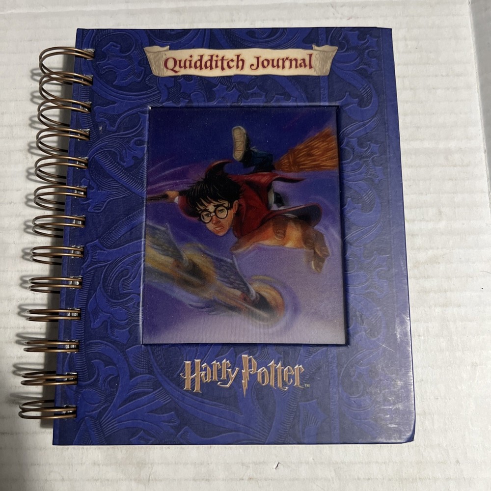 Harry Potter Quidditch Journal 2000 Hallmark Ensemble WB Lenticular Cover