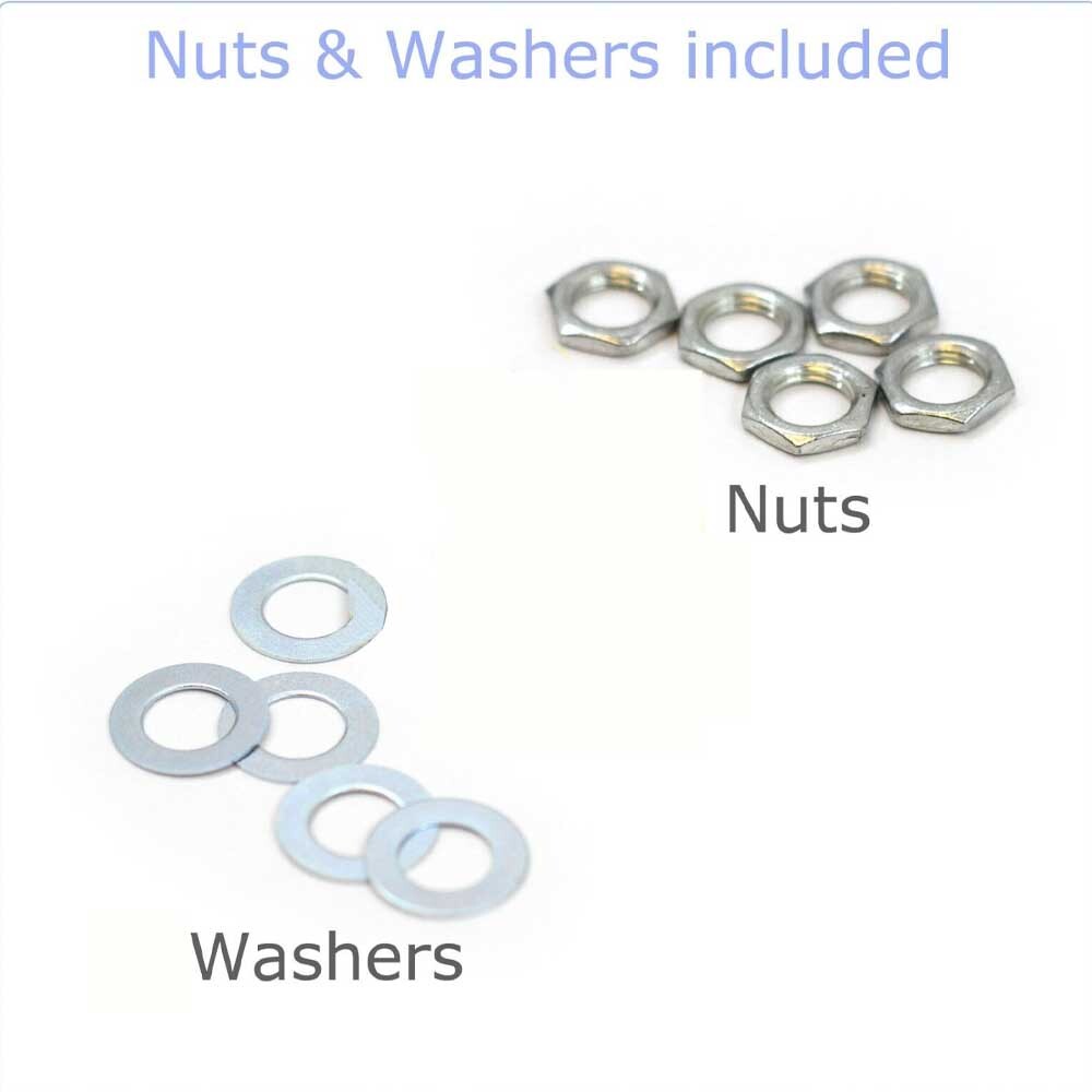 10Pcs Rotary Encoder w/ switch EC11 Audio Digital Potentiometer Half-Moon handle