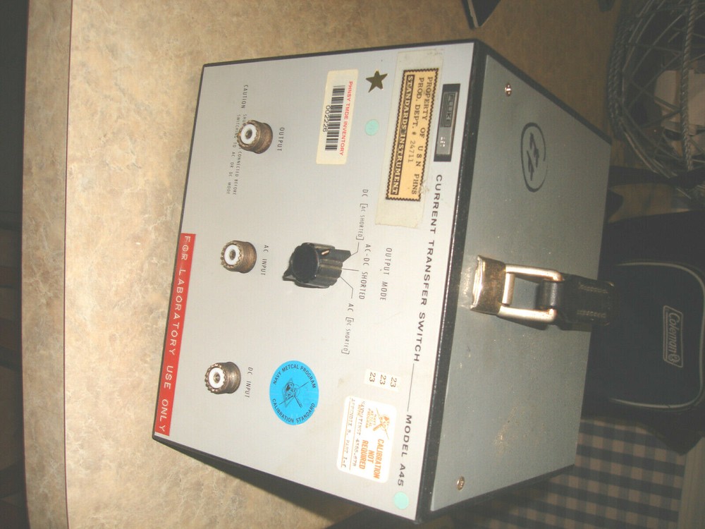 FLUKE CURRENT TRANSFER SWITCH MODEL A45
