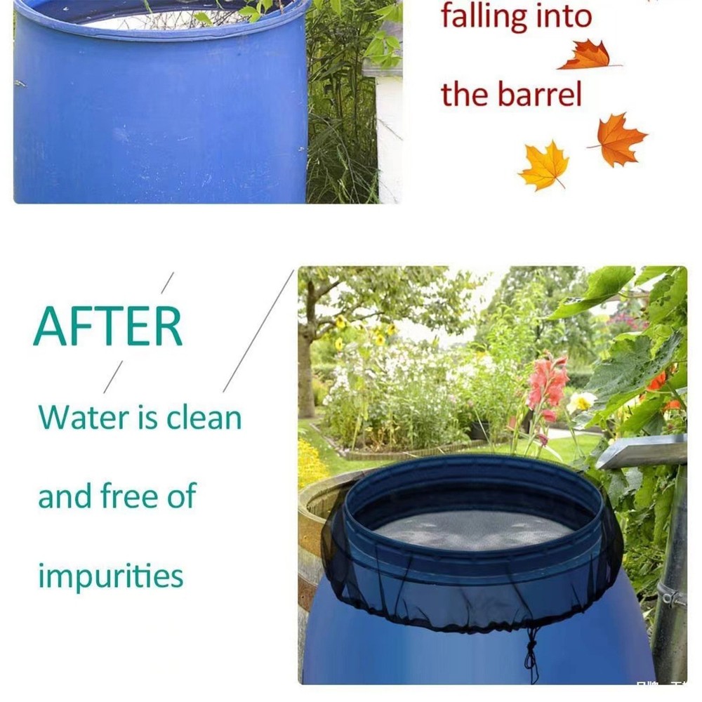 4Pcs Tank Protector Screen Durable Mesh Cover Practical Rain Barrel Netting New