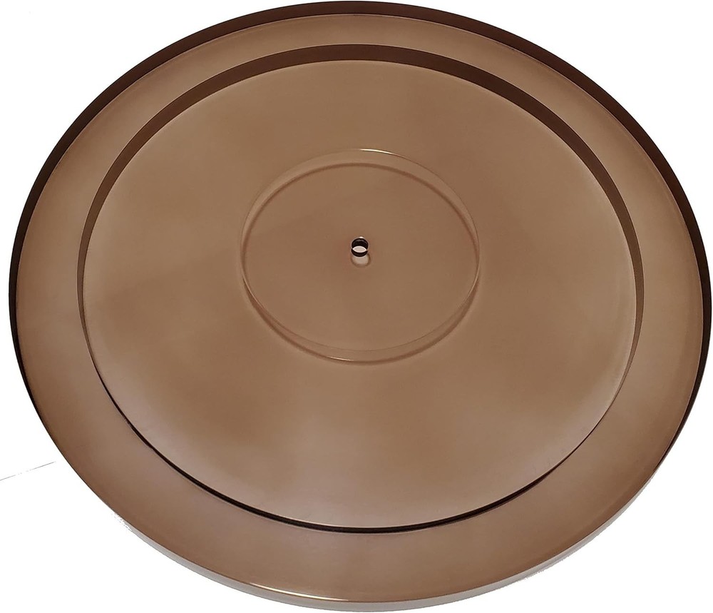 High-Density Dark Grey Acrylic Platter Upgrade for Select Turntables Models