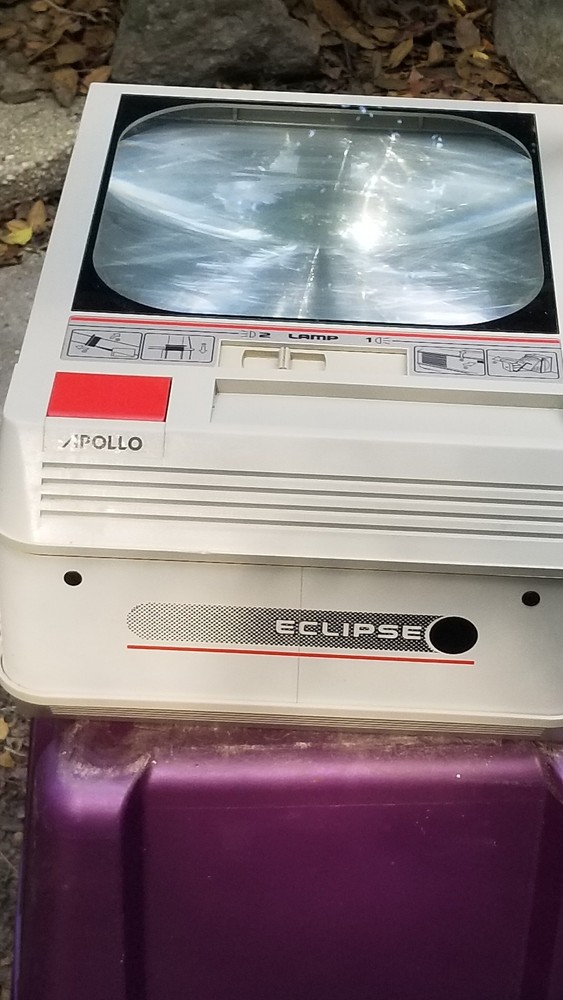 VINTAGE APOLLO ECLIPSE EDUCATIONAL OVERHEAD PROJECTOR SCHOOL ROOM