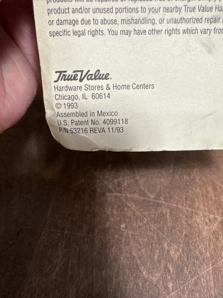 Master Mechanic Stud Finder, 1993, MM 53213