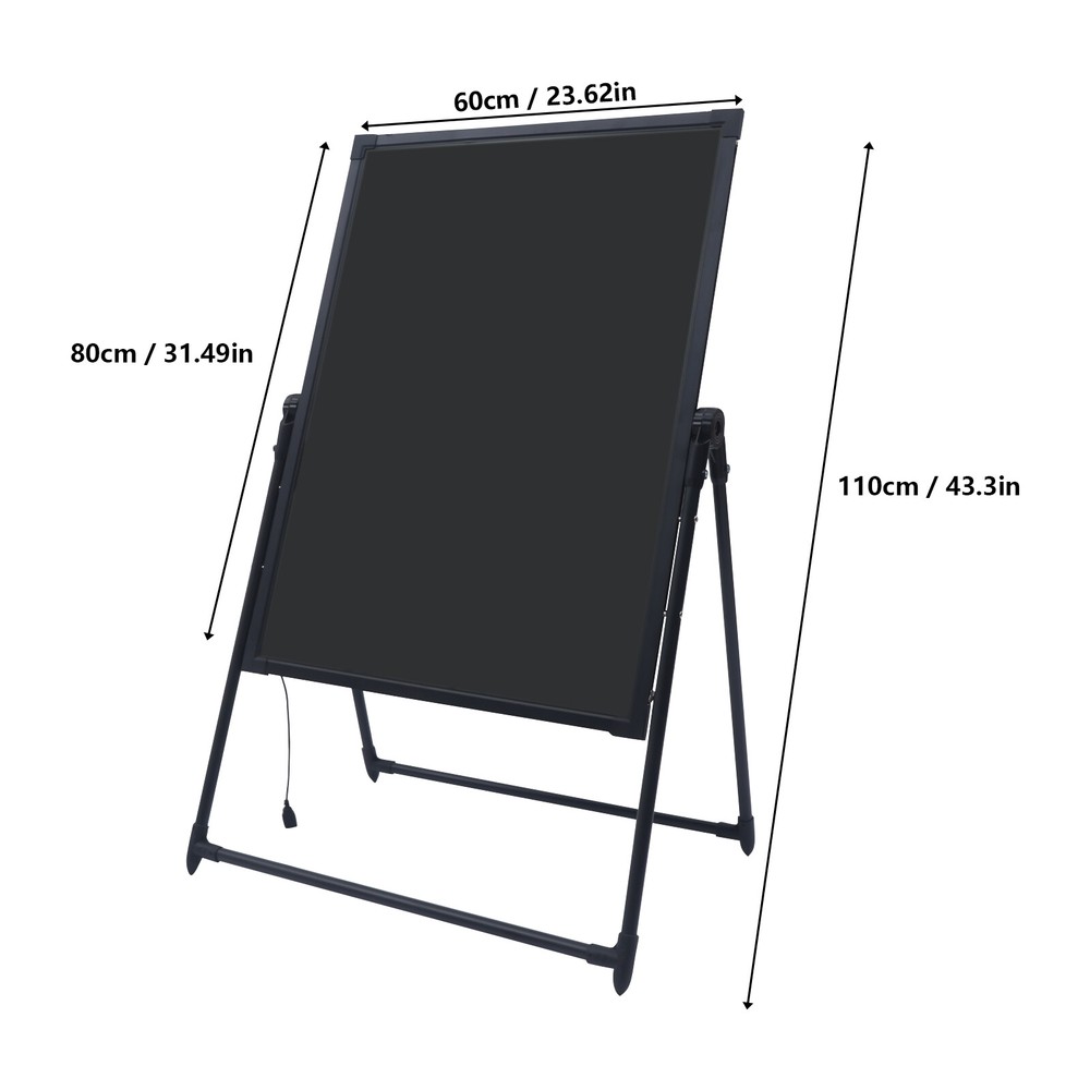 LED Message Board Sign Illuminated Neon Erasable Menu Board Adjustable Height