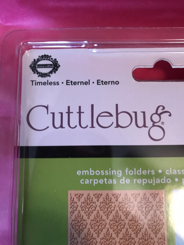 Cuttlebug Embossing Folders Set Of 4- Timeless- 2001218