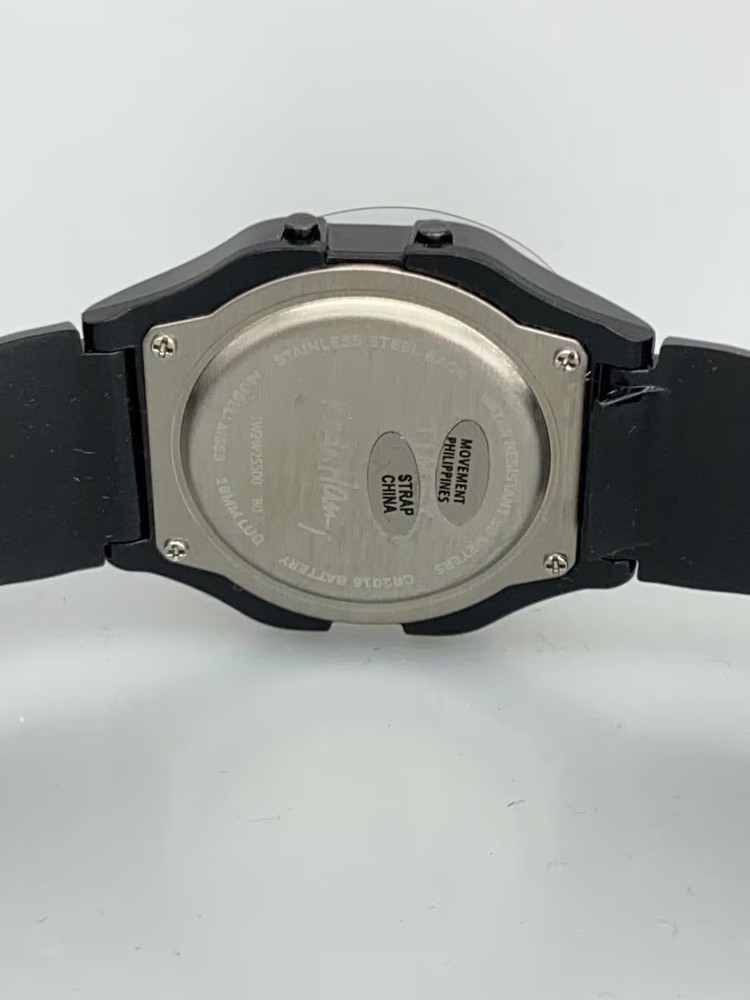 TIMEX Watch Digital Rubber BLK BLK