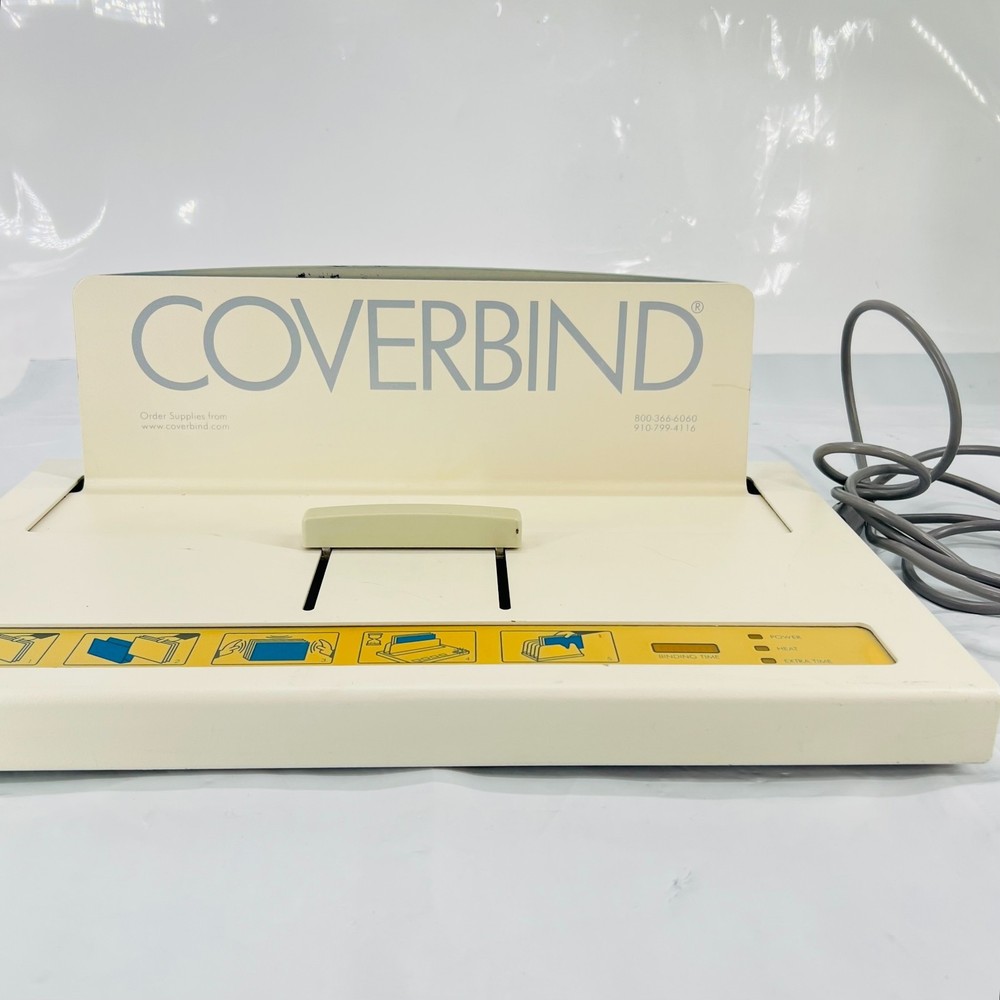 CoverBind 5000 Desktop Binding Machine w/Power Cable