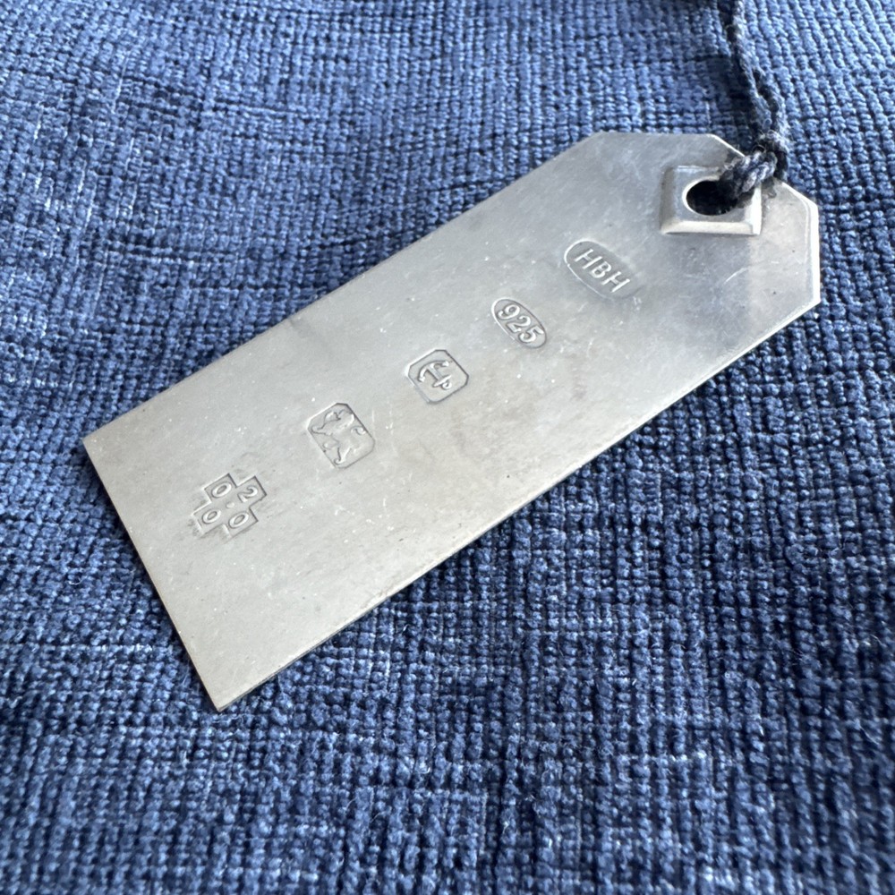 sterling silver ingot book mark