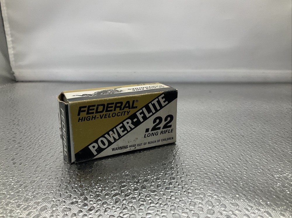 Federal Power-Flite .22 Long Rifle Empty Box