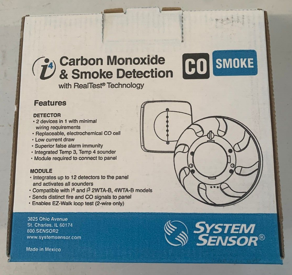 System Sensor COSMO-2W Combination Carbon Monoxide and Smoke detection 2032 exp