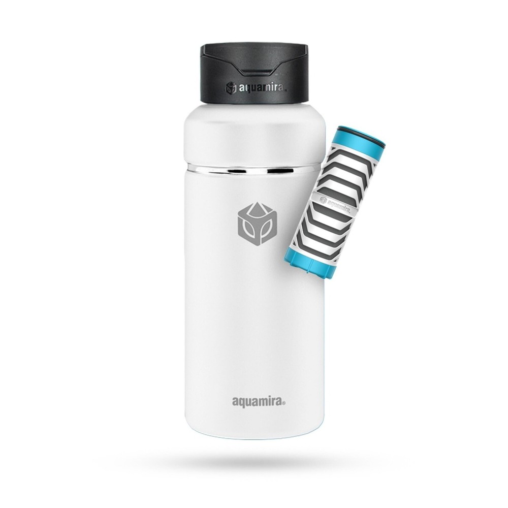 Aquamira SHIFT 32 oz. Filter Bottle-White