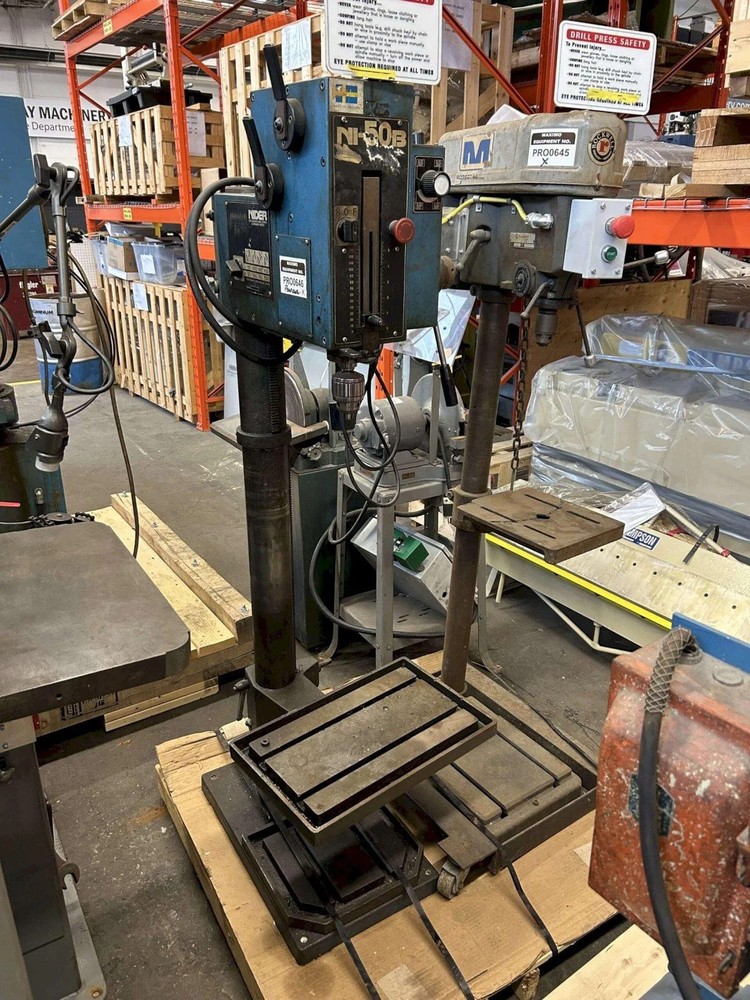NIDER GEARED HEAD DRILL PRESS