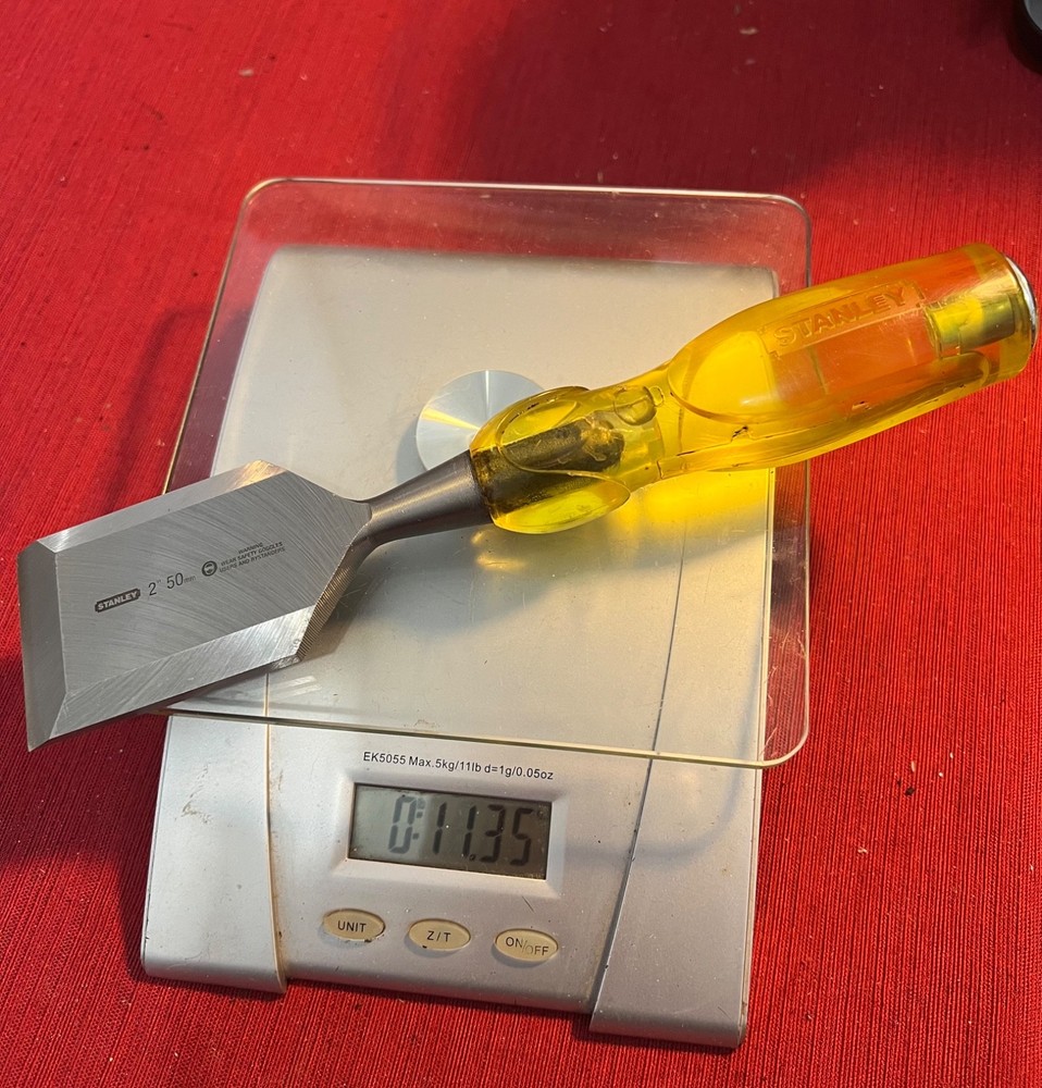 Stanley  2”  Chisel..Fat Yellow Translucent Handle.