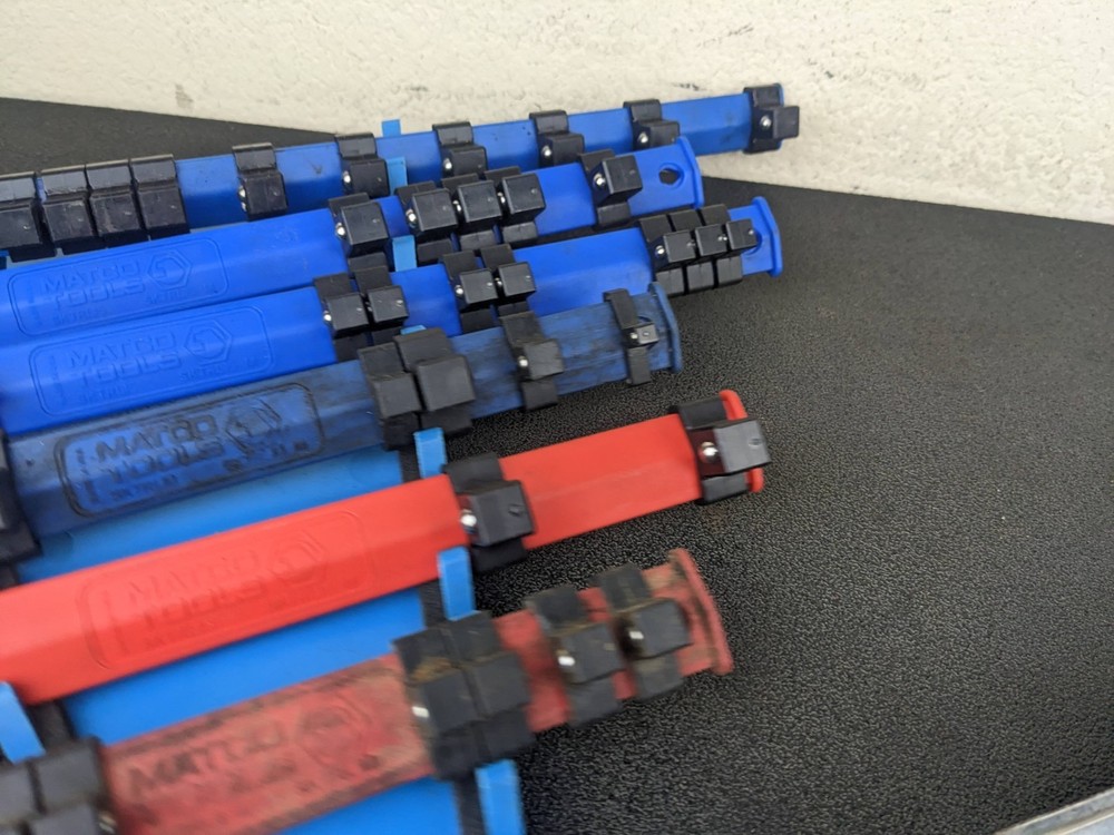 Matco Tools Plastic Socket Rail Organizers Lot